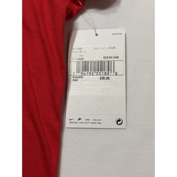 Ohio State Buckeyes Hockey Nike Tee Short Sleeve Shirt Women's XL Red NWT *READ - Picture 9 of 12